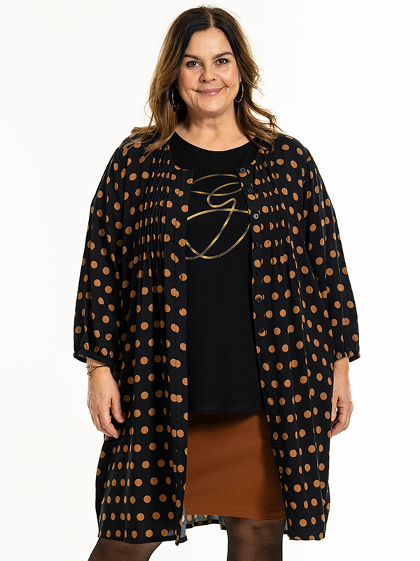 CLARE - Plus Size Kjol fra Gozzip