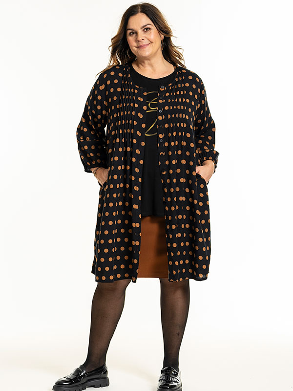 CLARE - Plus Size Kjol fra Gozzip