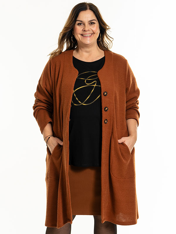 CLARE - Plus Size Kjol fra Gozzip