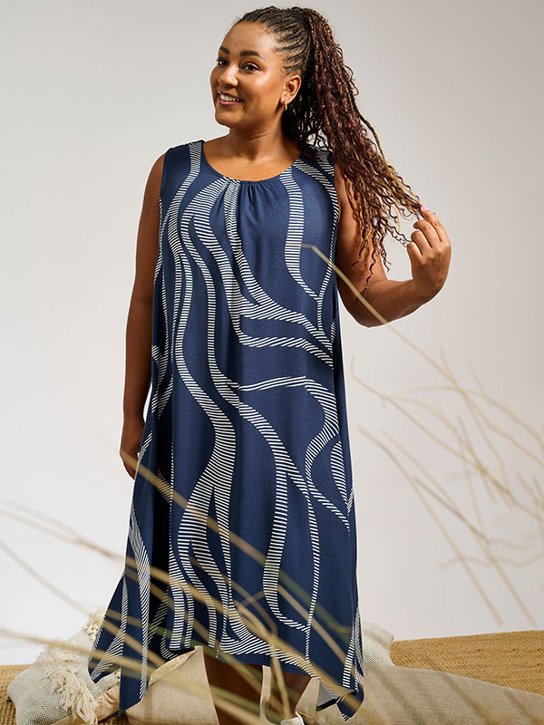 CHAROLINE - Plus Size Klänning fra Pont Neuf