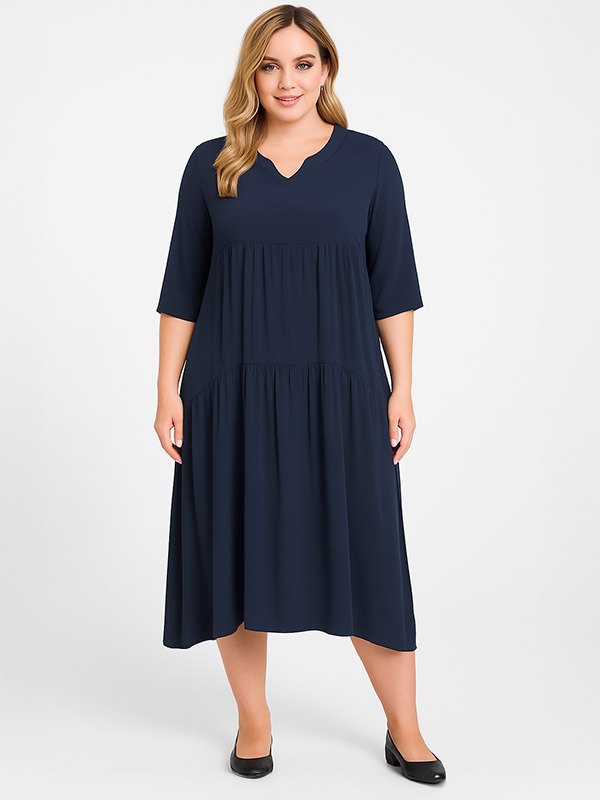 RIGMOR - Plus Size Klänning fra Pont Neuf