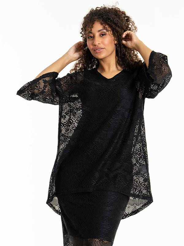 DINNA - Plus Size Blus fra Studio