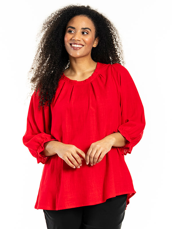 HELMA - Plus Size Blus fra Studio