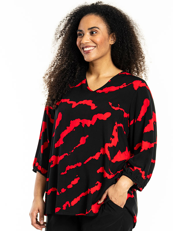 EMMY - Plus Size Blus fra Studio