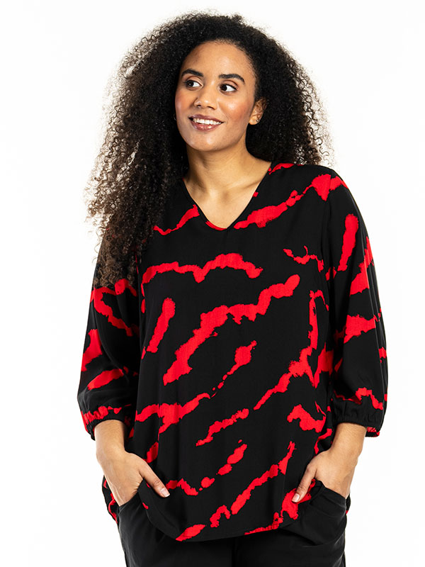 EMMY - Plus Size Blus fra Studio