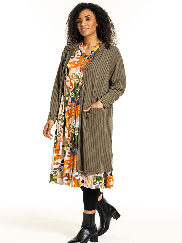 MARLENE - Plus Size Kofta fra Studio