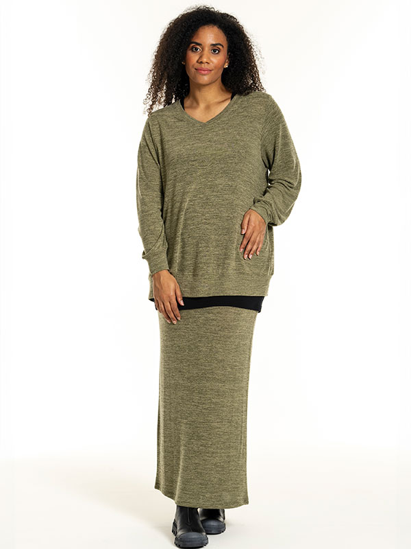 FANNI - Plus Size Kjol fra Studio