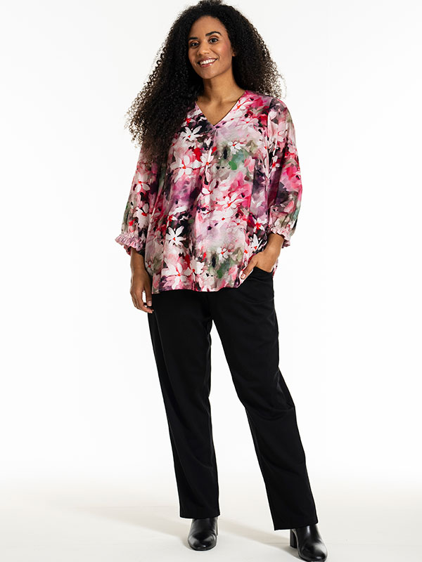 JUSTINA - Plus Size Blus fra Studio