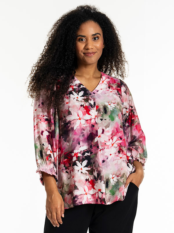 JUSTINA - Plus Size Blus fra Studio