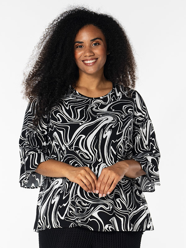 THERESA - Plus Size Blus fra Studio