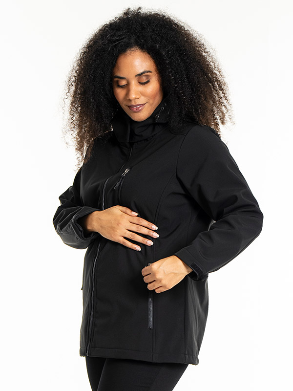 SHORT SOFT SHELL - Plus Size Jacka fra Studio