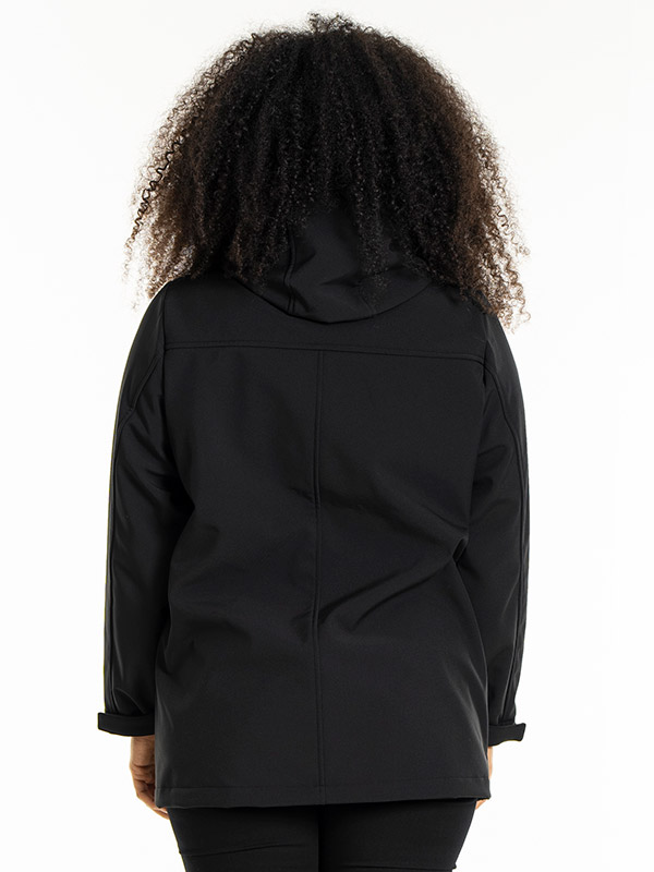 SHORT SOFT SHELL - Plus Size Jacka fra Studio