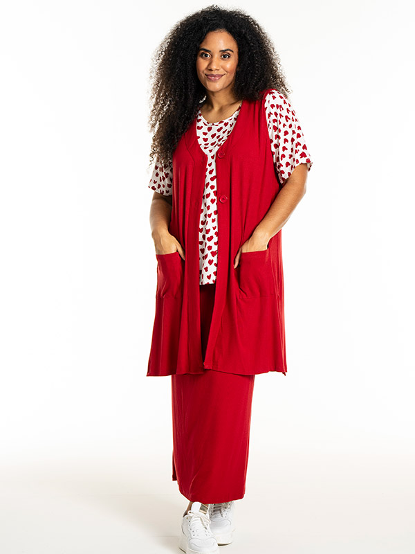 FRESIA - Plus Size Väst fra Studio