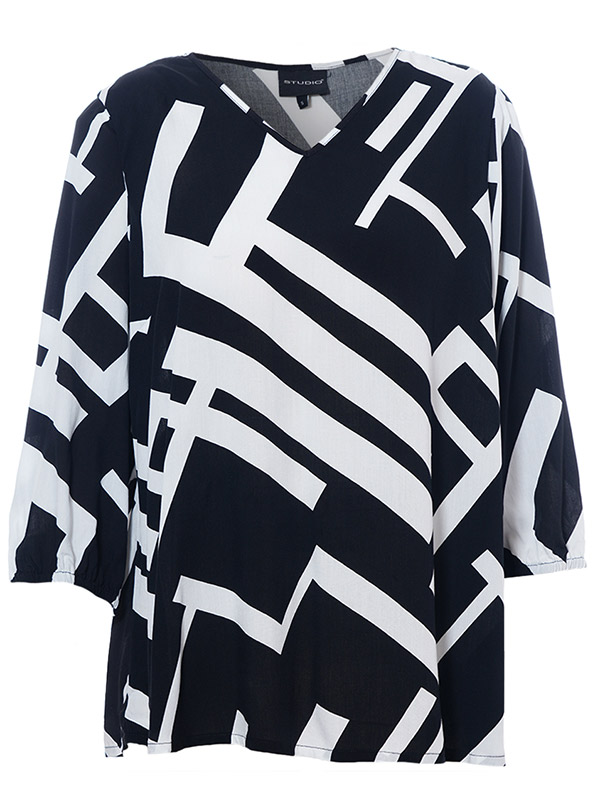 EMMY - Plus Size Blus fra Studio