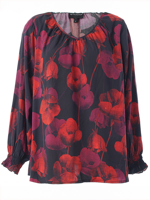 SINGRED - Plus Size Blus fra Studio
