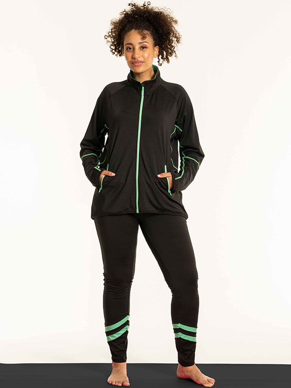 FITNESS - Plus Size Träningsjacka fra Studio