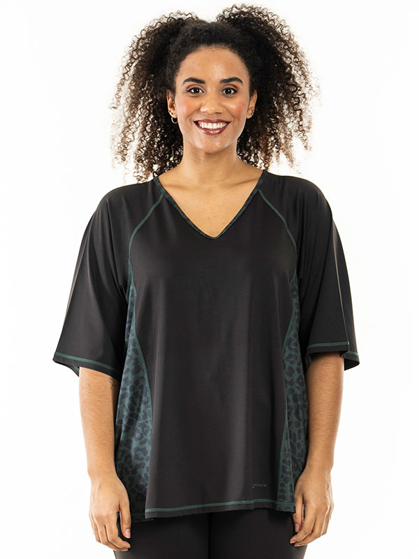 FITNESS - Plus Size Träningsblus fra Studio