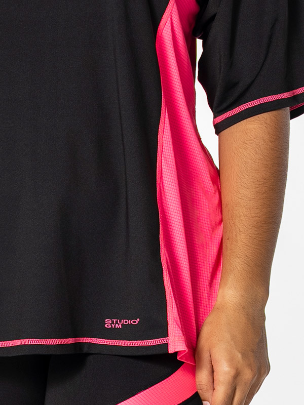 FITNESS - Plus Size Träningsblus fra Studio