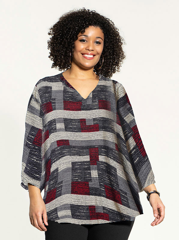 EMMY - Plus Size Blus fra Studio