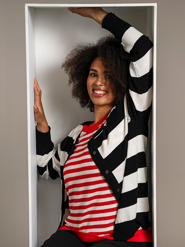 HELSINKI - Plus Size Kofta fra Sandgaard