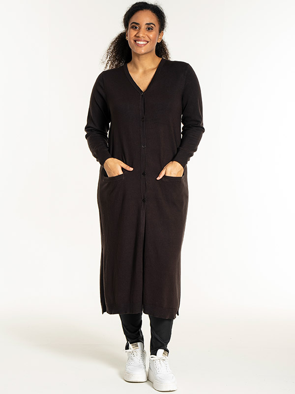HELSINKI - Plus Size Kofta fra Sandgaard