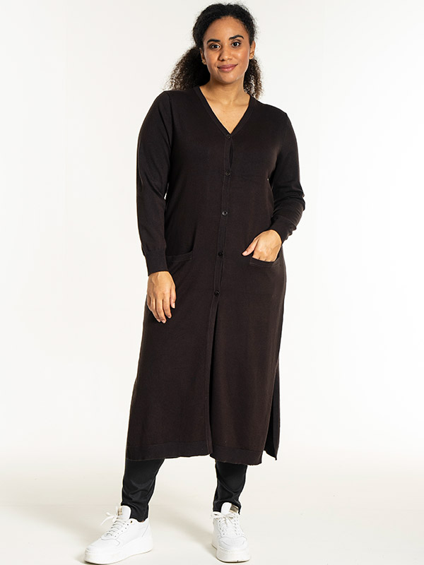 HELSINKI - Plus Size Kofta fra Sandgaard
