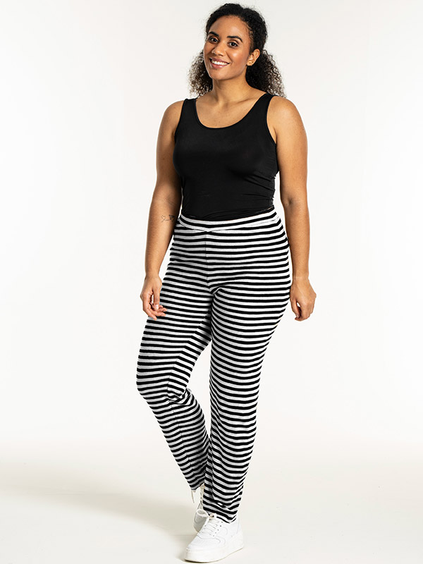 RIB - Plus Size Byxor fra Sandgaard