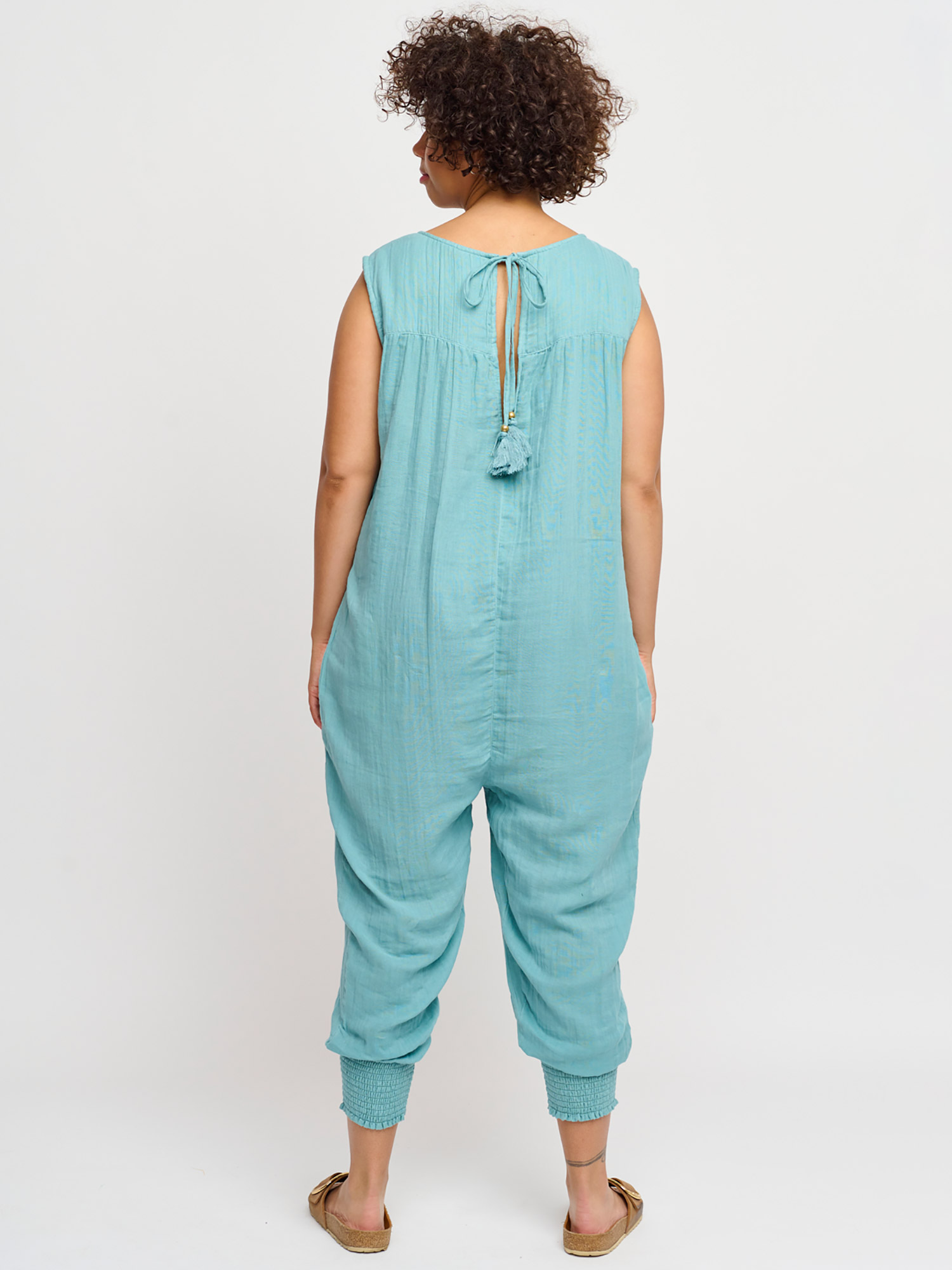  fin blågrön jumpsuit fra Adia