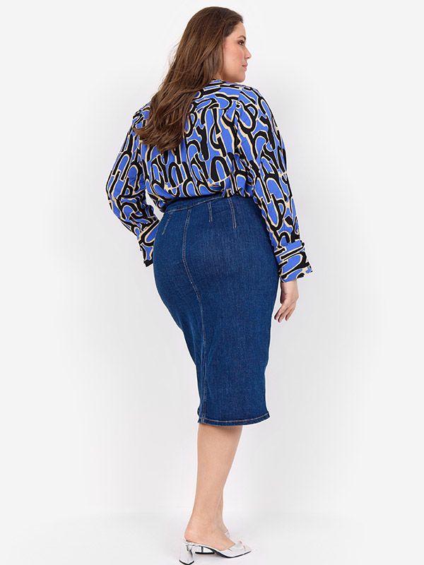 WA-VALERA - Plus Size Blus fra Wasabi Concept