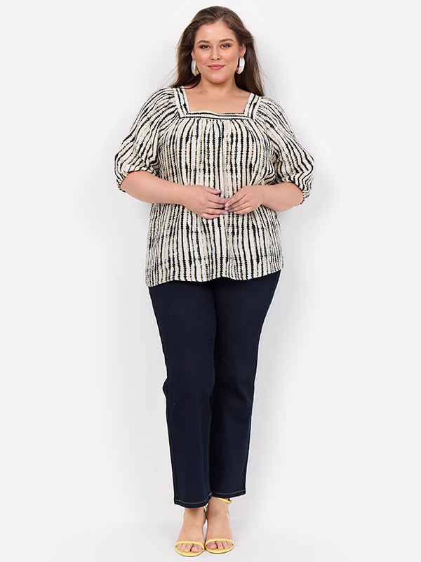 WA-VARINKA - Plus Size Blus fra Wasabi Concept