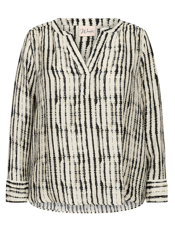 WA-VARINKA - Plus Size Blus fra Wasabi Concept