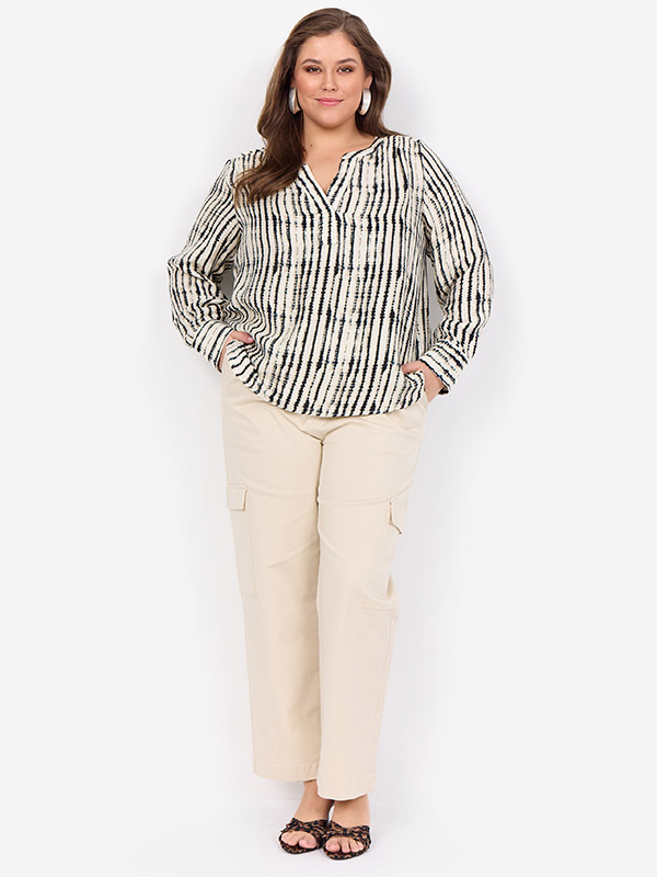 WA-VARINKA - Plus Size Blus fra Wasabi Concept