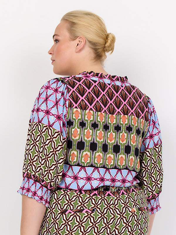 WA-MELIKA - Plus Size Blus fra Wasabi Concept