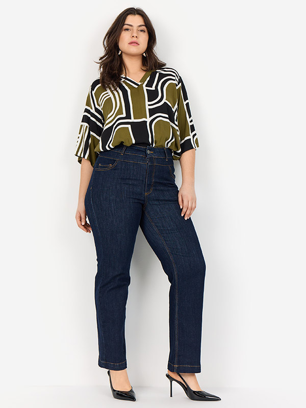 WA-NATALIE - Plus Size Blus fra Wasabi Concept