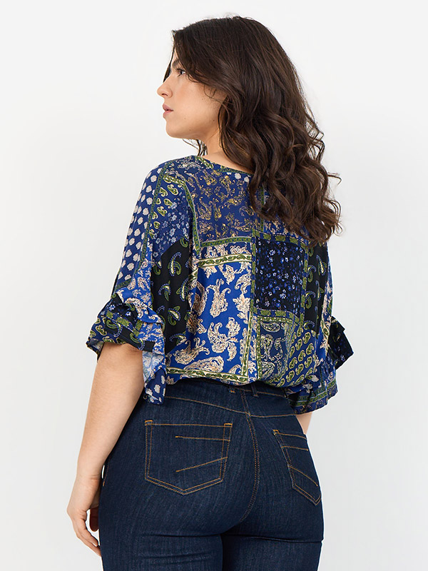 WA-NEA - Plus Size Blus fra Wasabi Concept