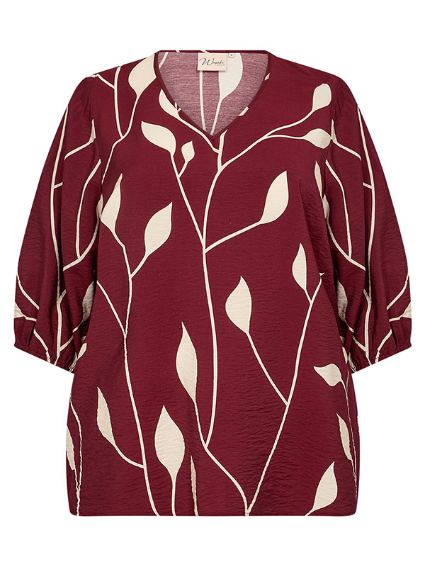 WA-NELLY - Plus Size Blus fra Wasabi Concept