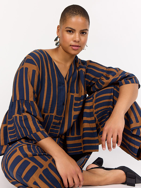 WA-SKY - Plus Size Klänning fra Wasabi Concept