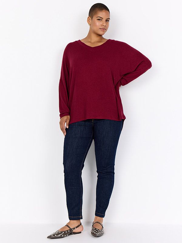WA-SIMONE - Plus Size Tröja fra Wasabi Concept