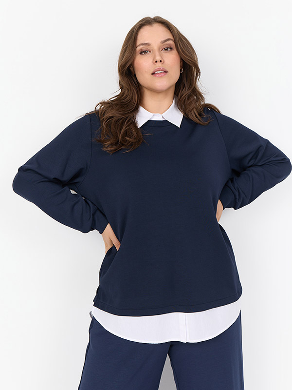 WA-SABINA - Plus Size Blus fra Wasabi Concept