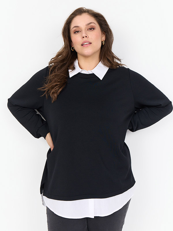 WA-SABINA - Plus Size Blus fra Wasabi Concept