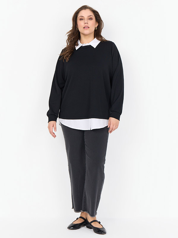 WA-SABINA - Plus Size Blus fra Wasabi Concept