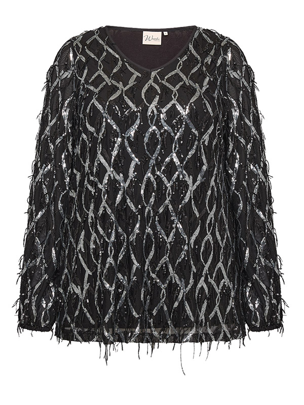 WA-SANNIE - Plus Size Blus fra Wasabi Concept