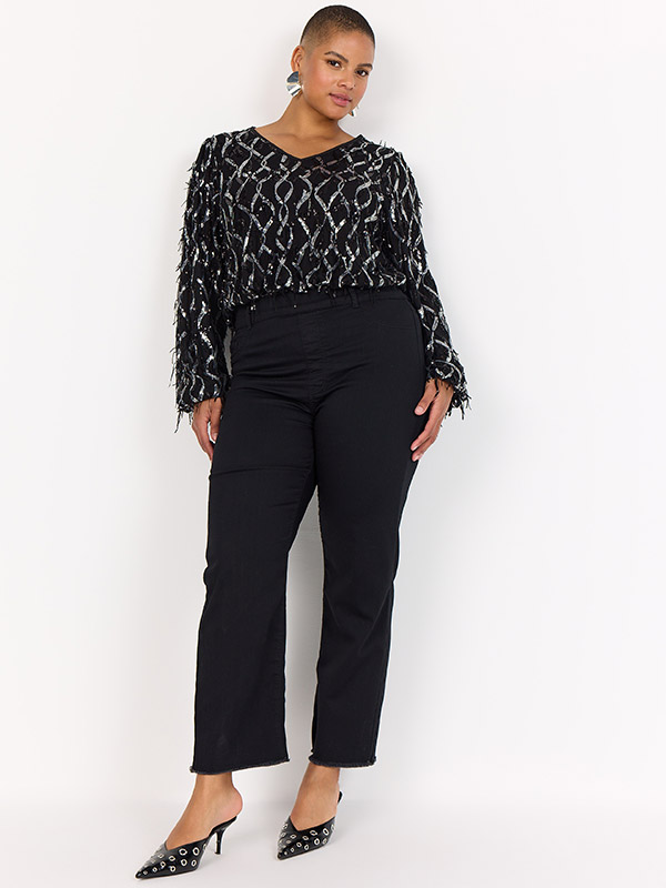WA-SANNIE - Plus Size Blus fra Wasabi Concept
