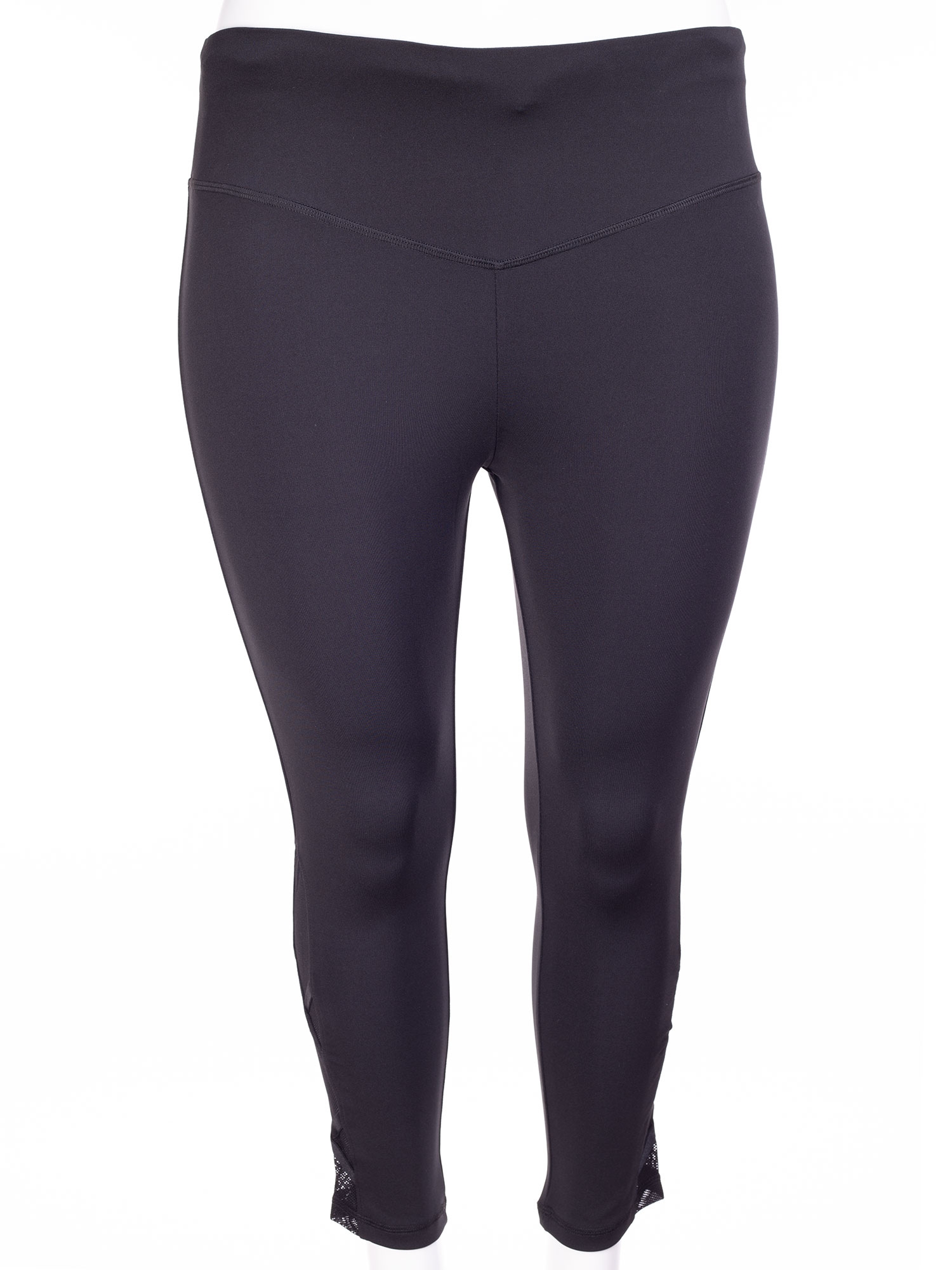 Svarta capri tights med mesh detalj fra Aprico Sport