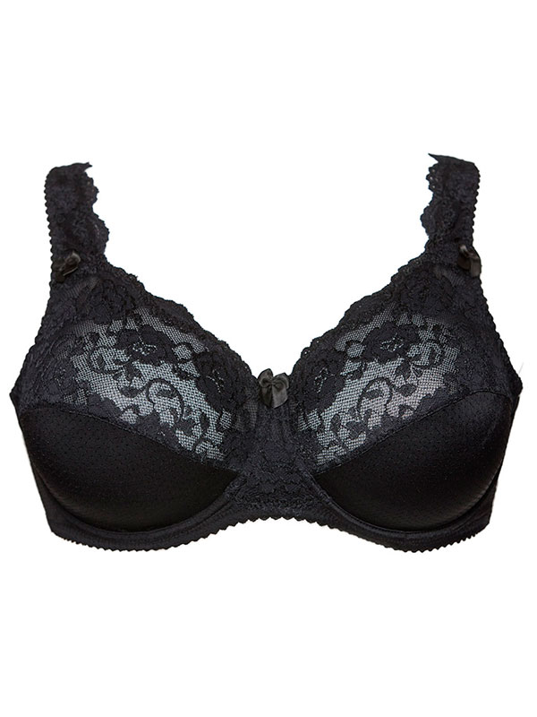 BEATE PLAIN  - Plus Size BH med bygel fra Plaisir