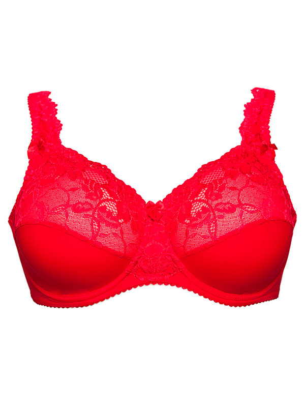 BEATE PLAIN - Plus Size BH med bygel fra Plaisir