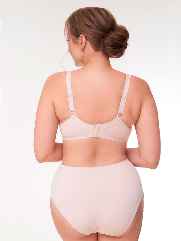 BEATE PLAIN - Plus Size BH med bygel fra Plaisir