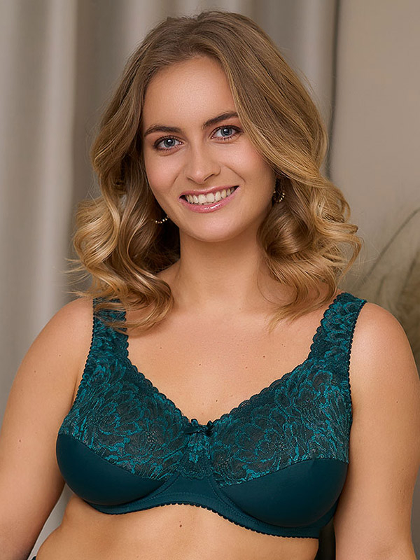 BEATE PLAIN - Plus Size BH med bygel fra Plaisir