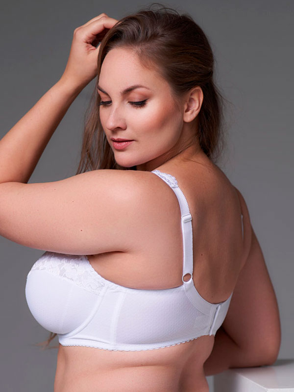 BEATE PLAIN - Plus Size BH med bygel fra Plaisir