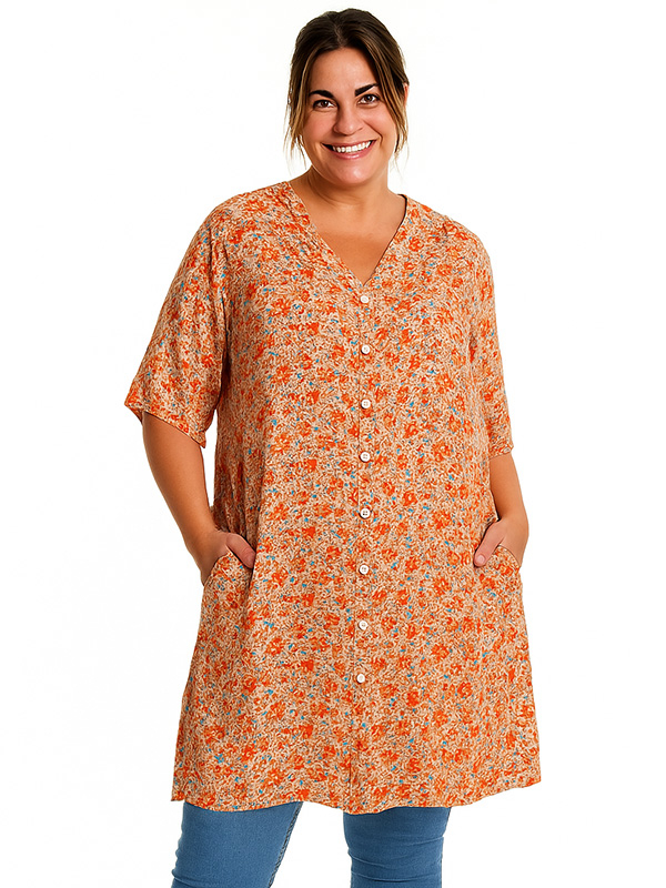 KARLI - Plus Size Tunika fra Gozzip